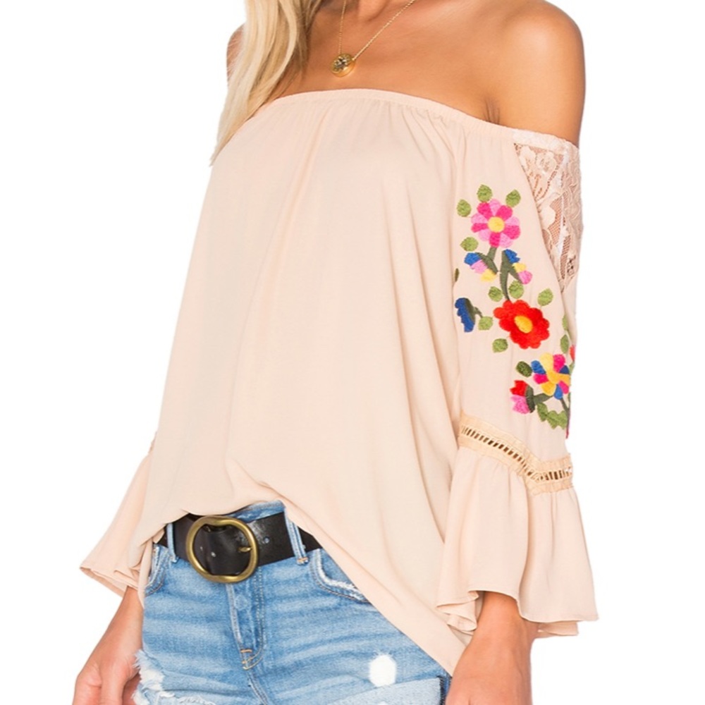 Off the shoulder blouse
